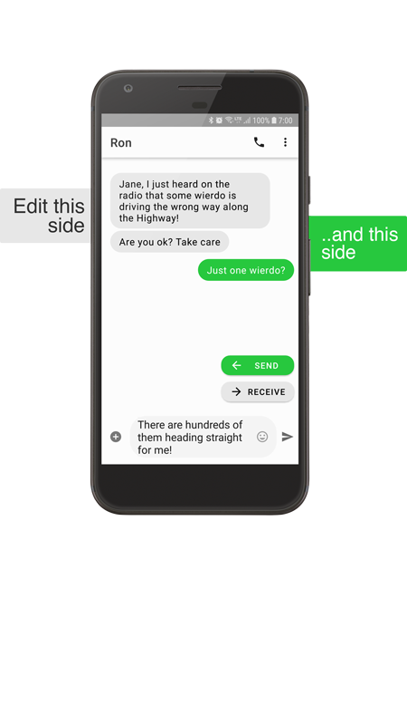 text message creator